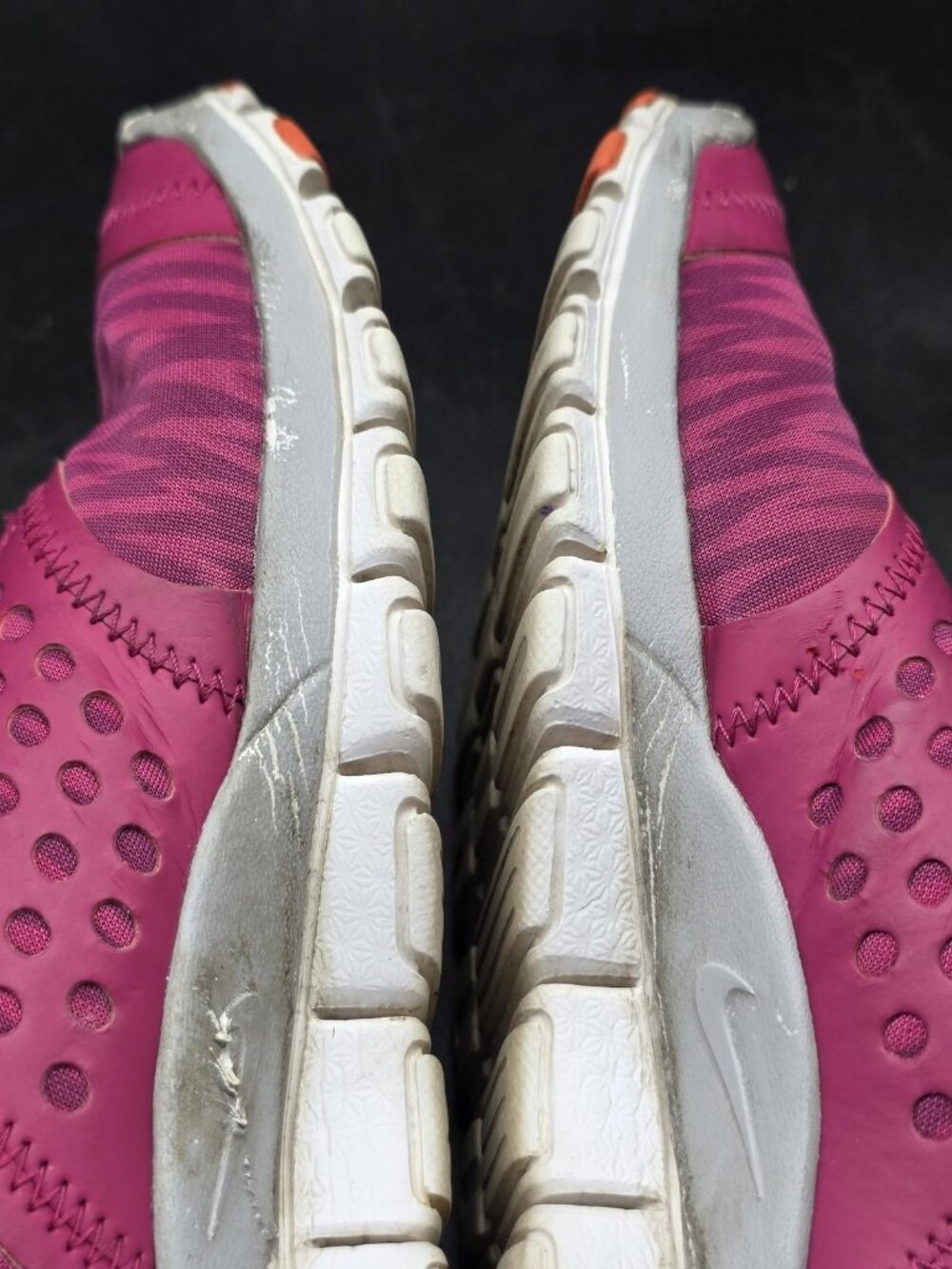 Nike Free 5.0 Shoes Womens Size 9 Pink Mesh Running Sneakers Damaged 511281-502 - Picture 13 of 15